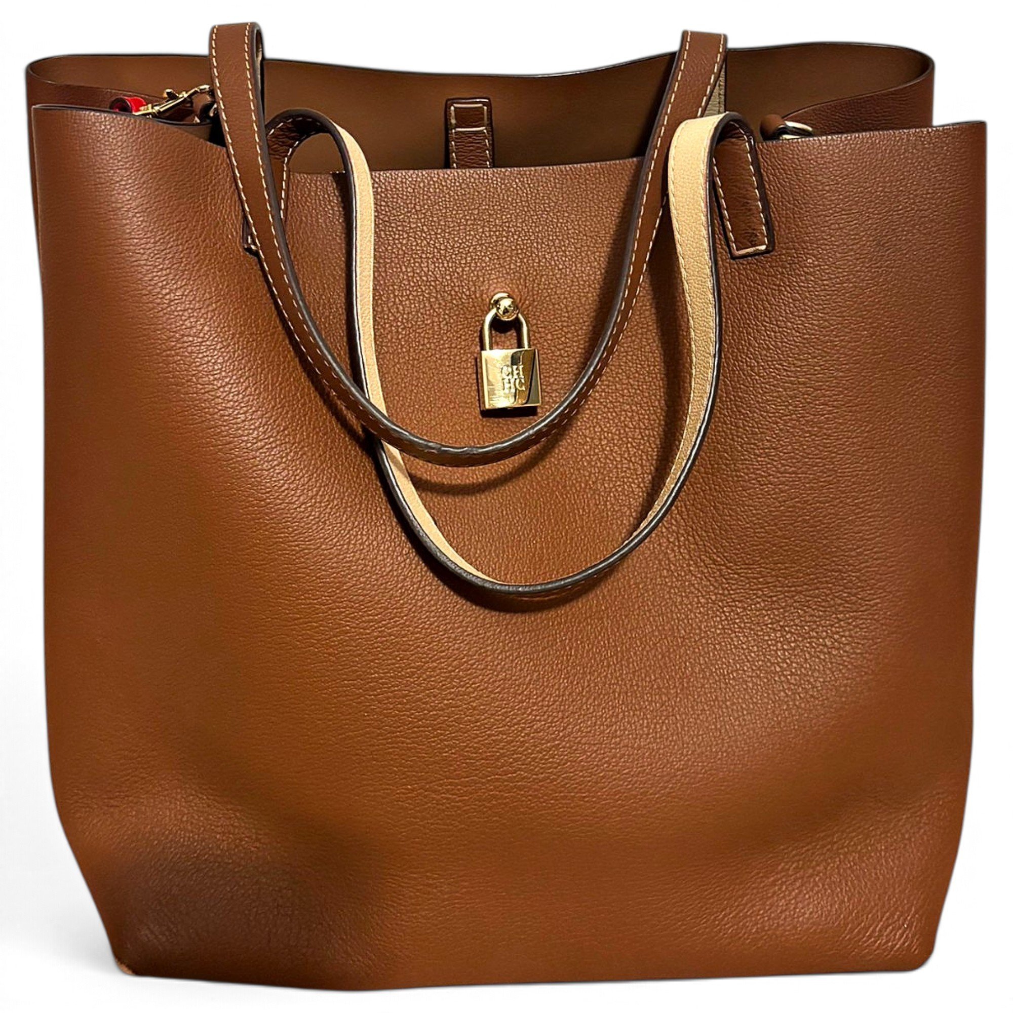 Carolina Herrera Leather tote