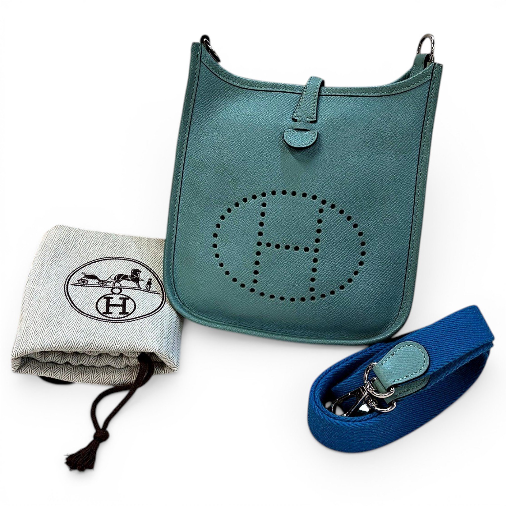 Mini Evelyne leather handbag