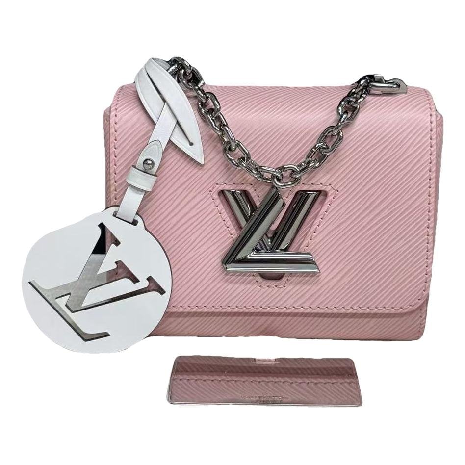 Twist leather crossbody bag