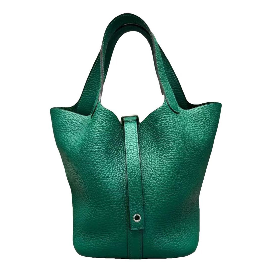Picotin leather handbag