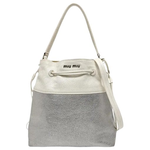 Madras leather handbag