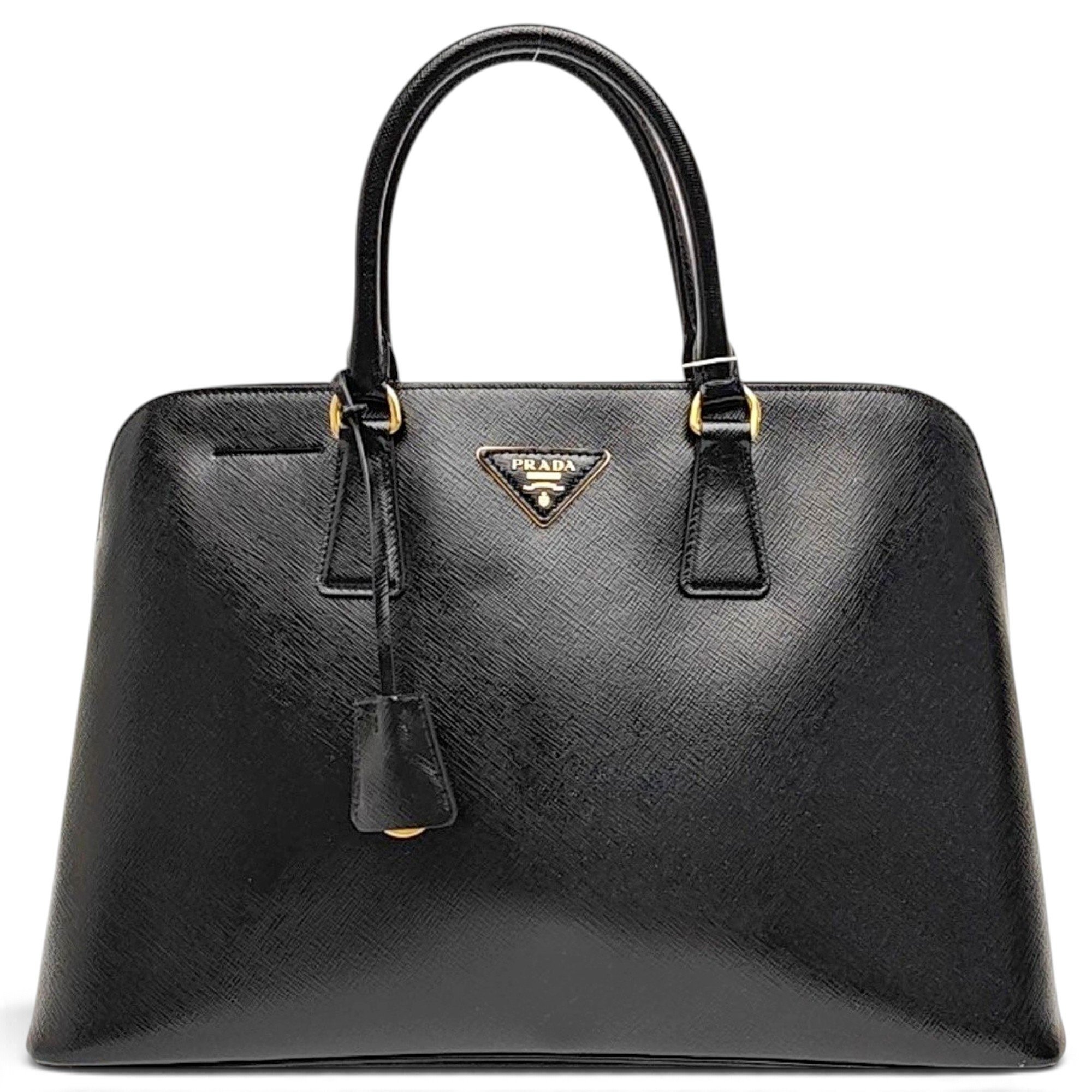 Promenade patent leather handbag