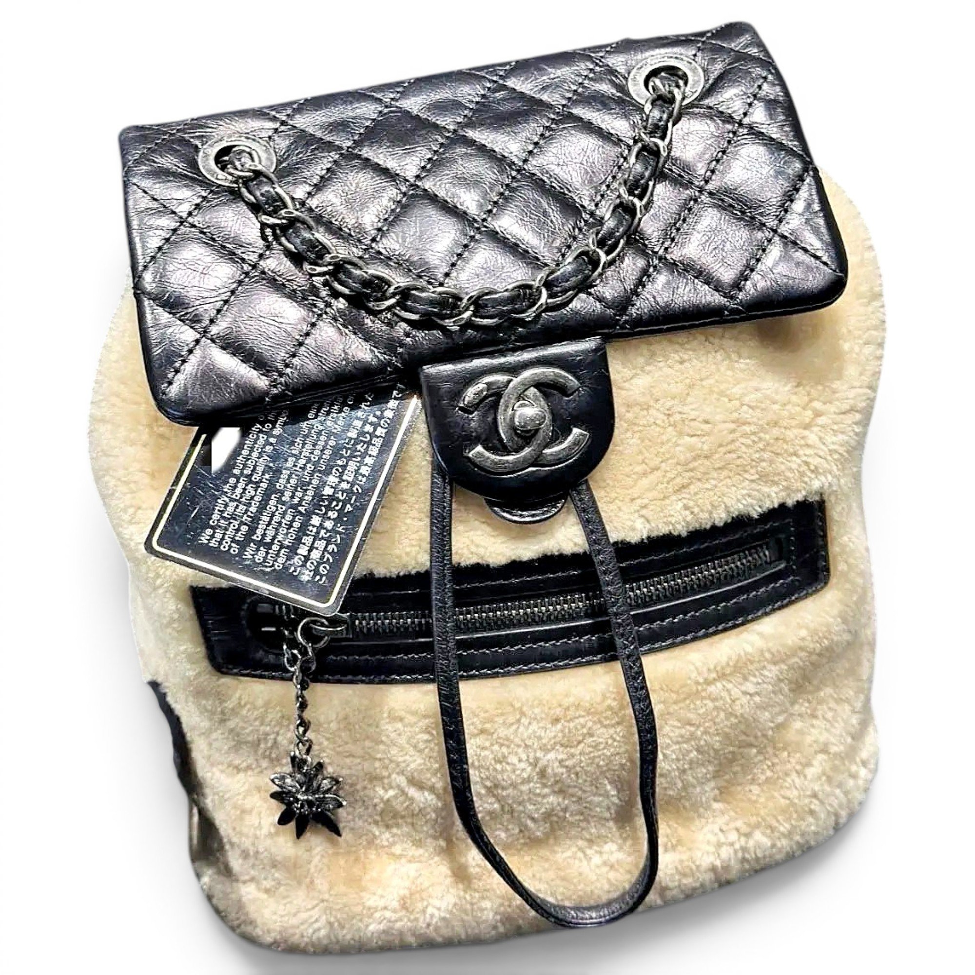 Mountain leather backpack