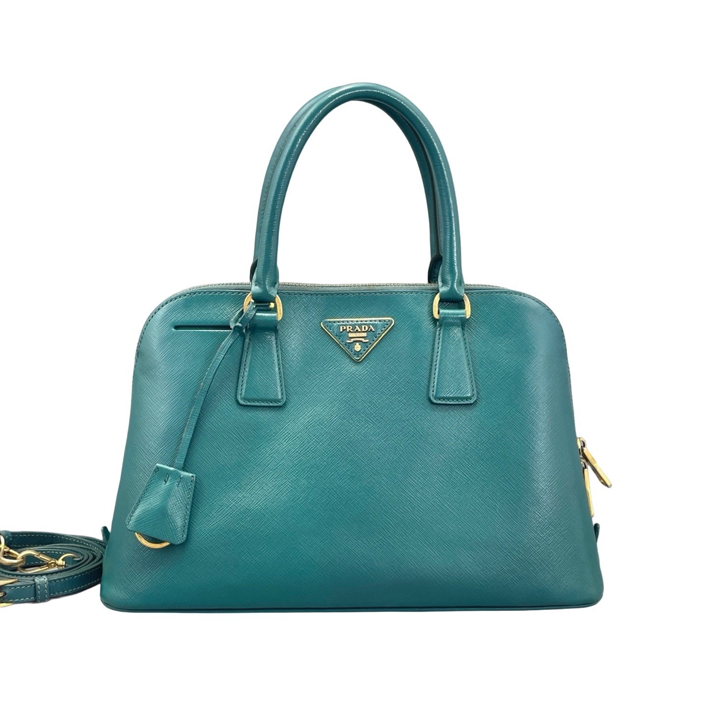 Promenade leather handbag
