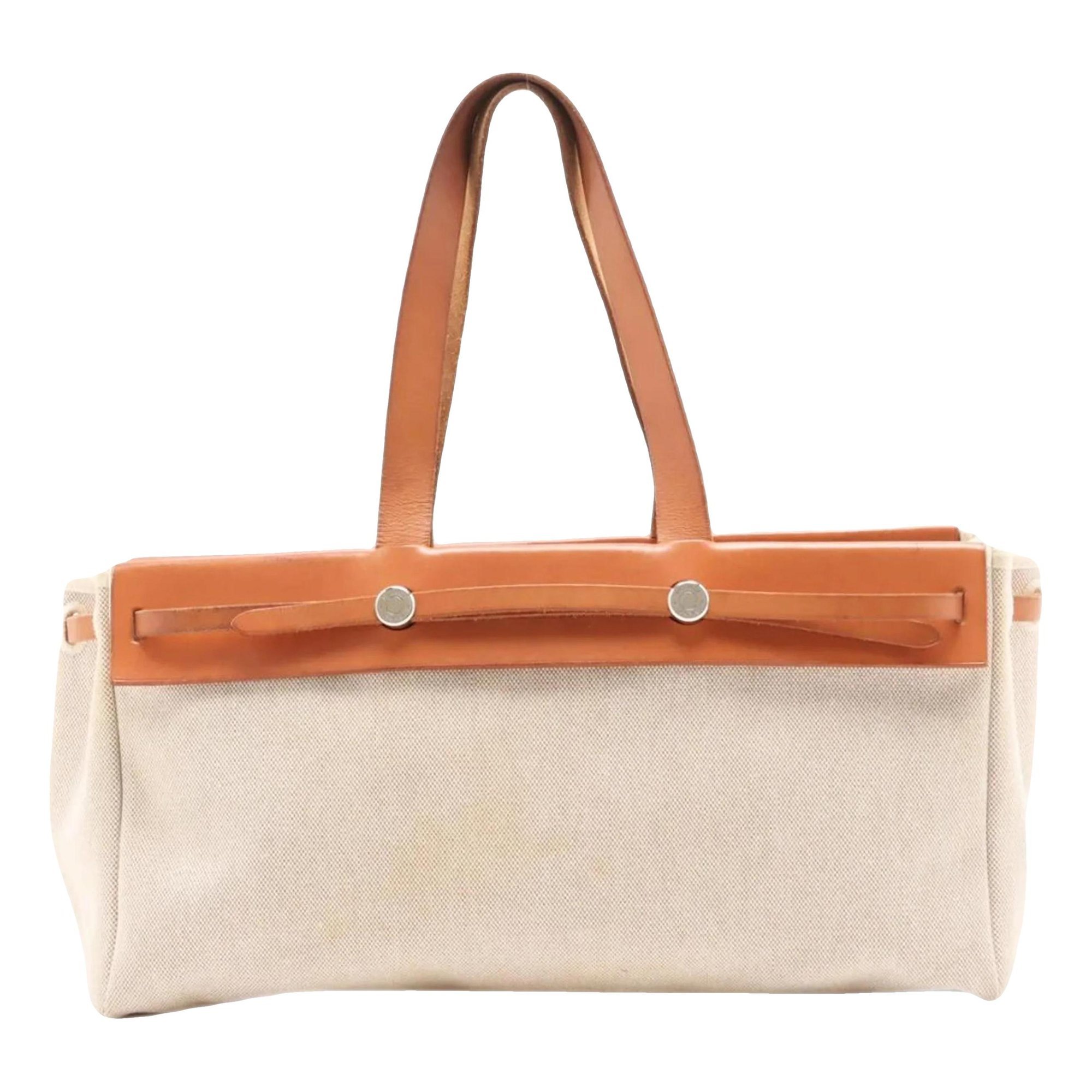 Hermes 2002 leather handbag