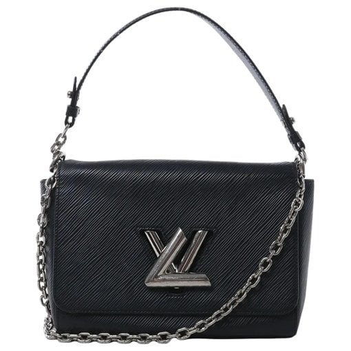 Twist leather crossbody bag
