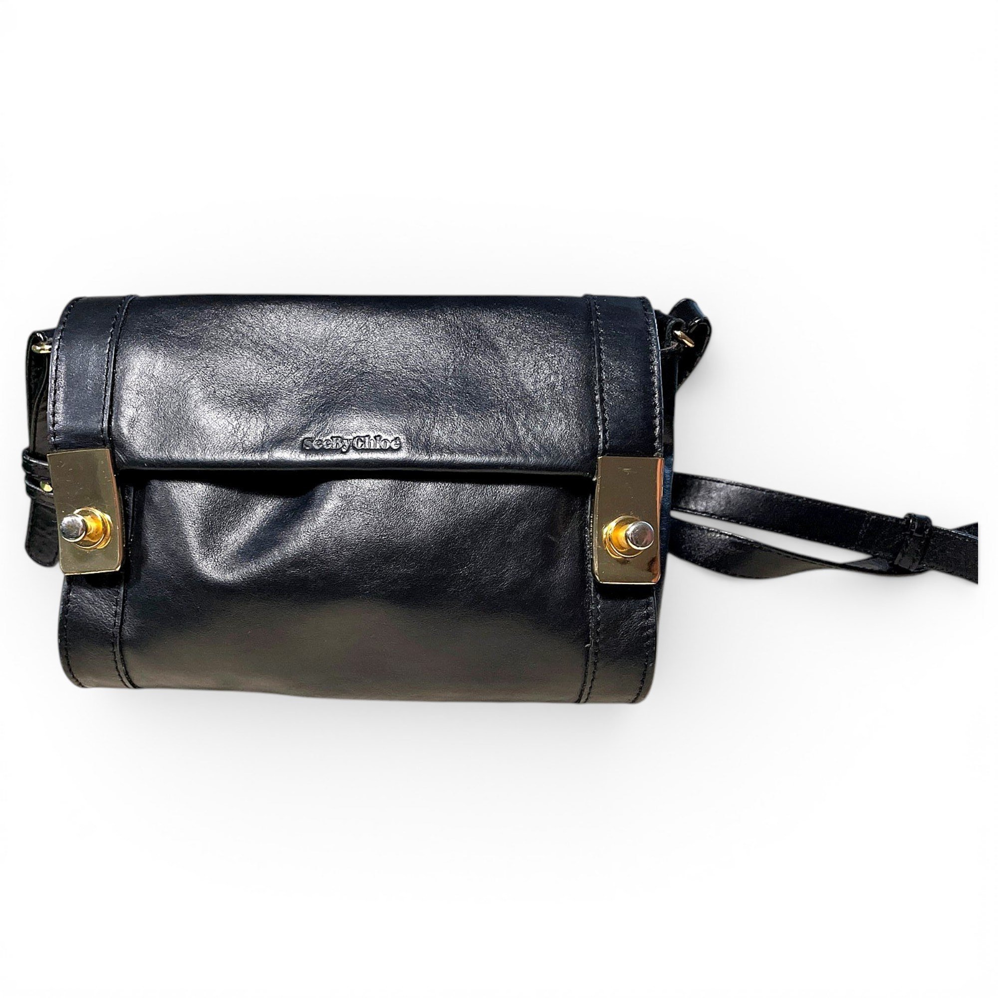 Leather crossbody bag