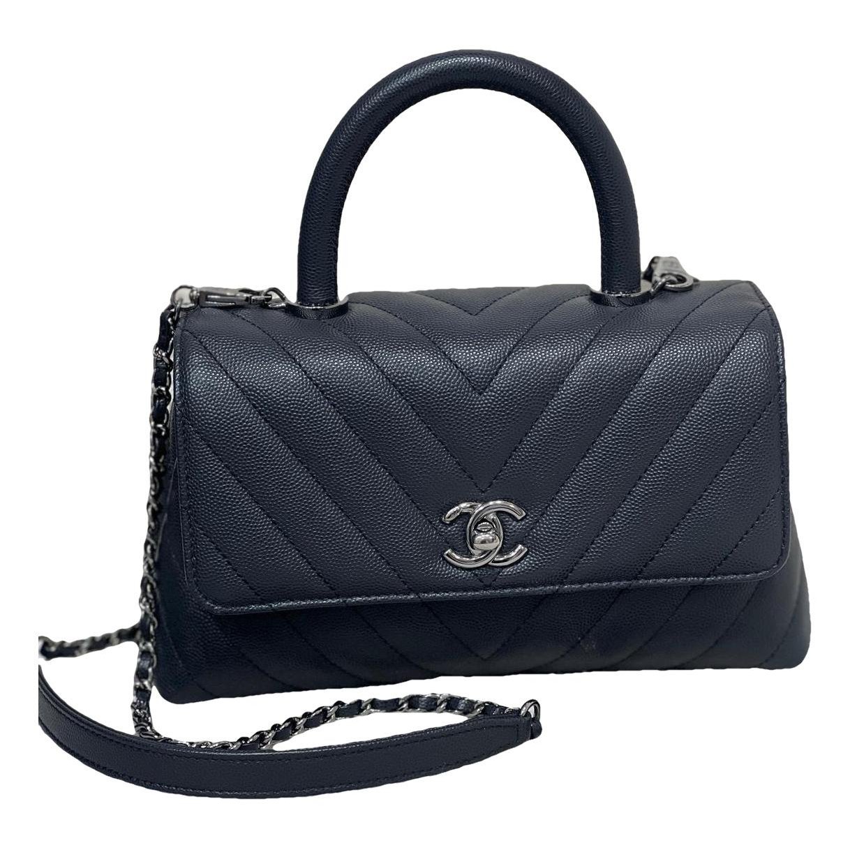 Coco Handle leather handbag