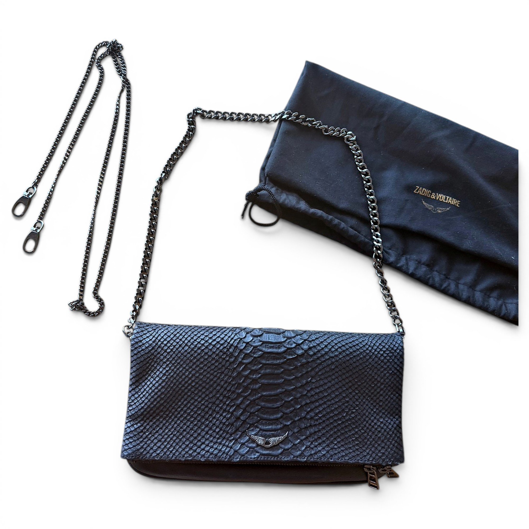 Rock leather handbag
