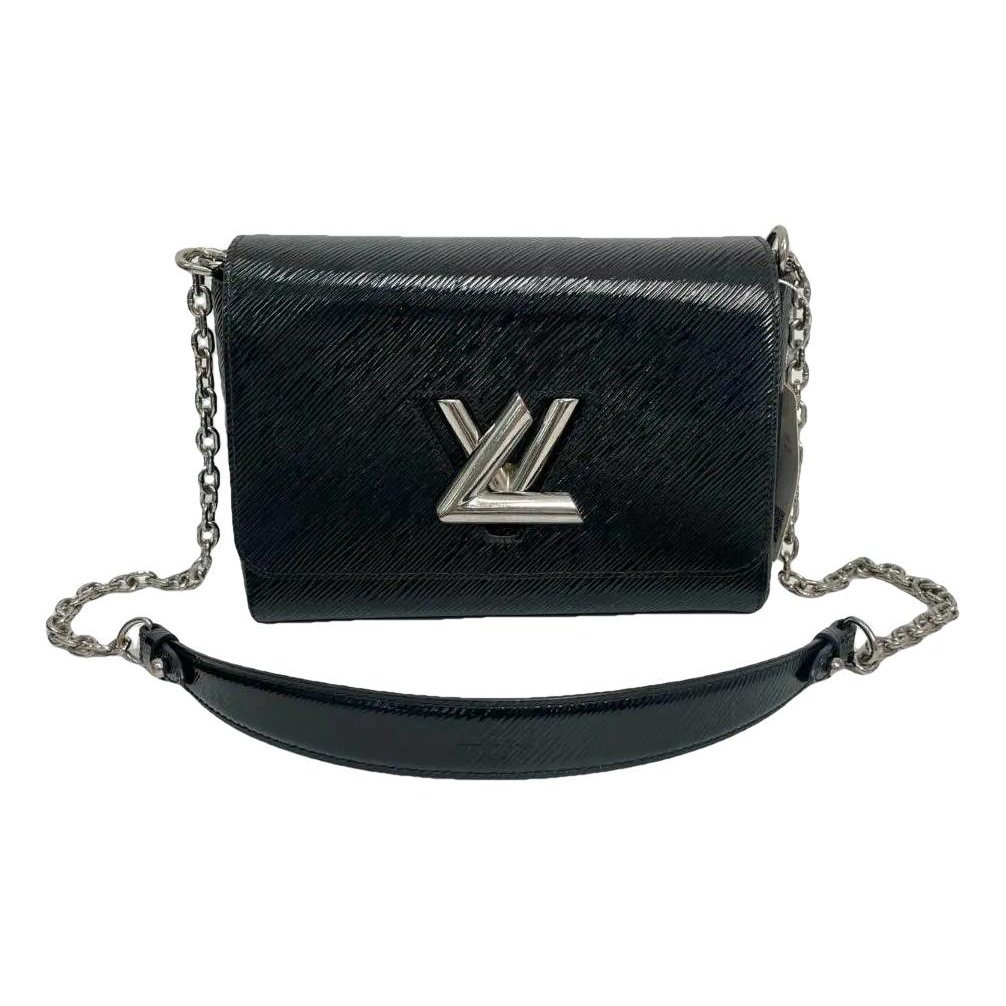 Twist leather handbag