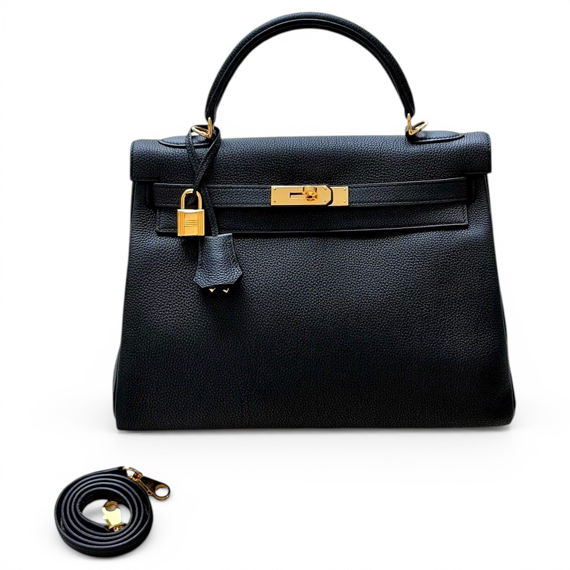 Kelly 32 leather handbag