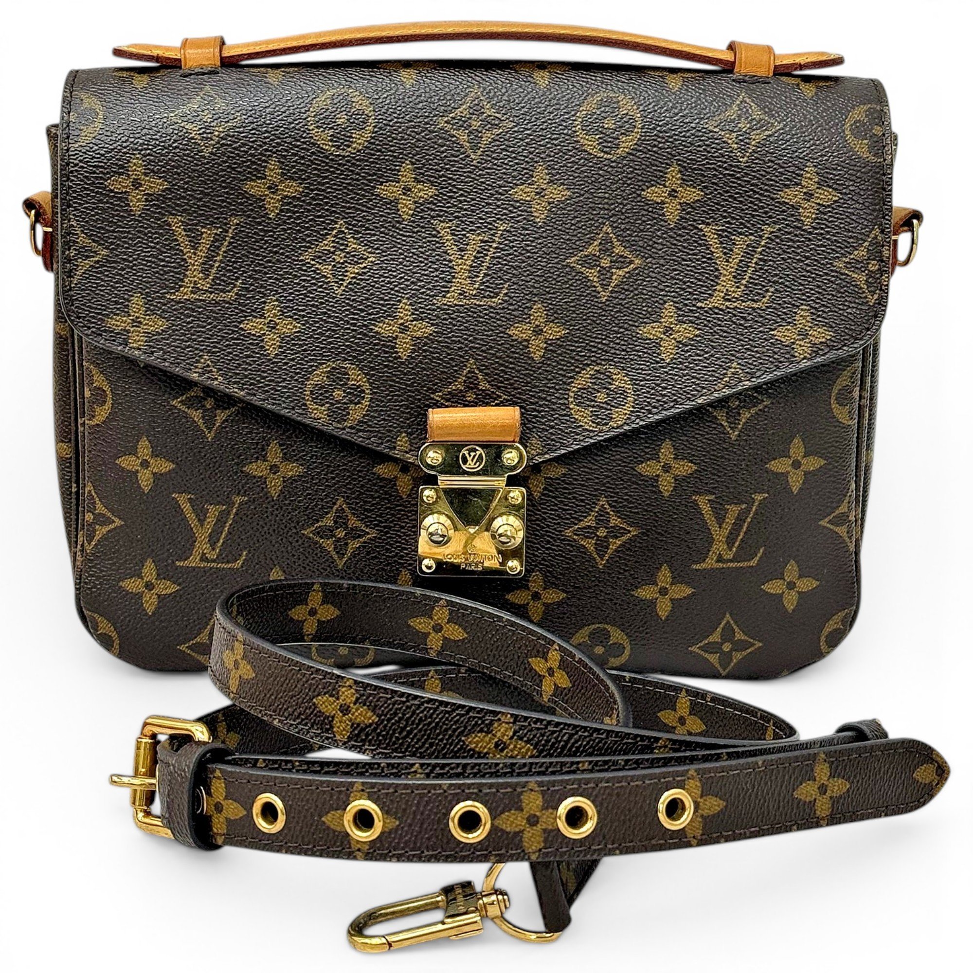Metis leather handbag