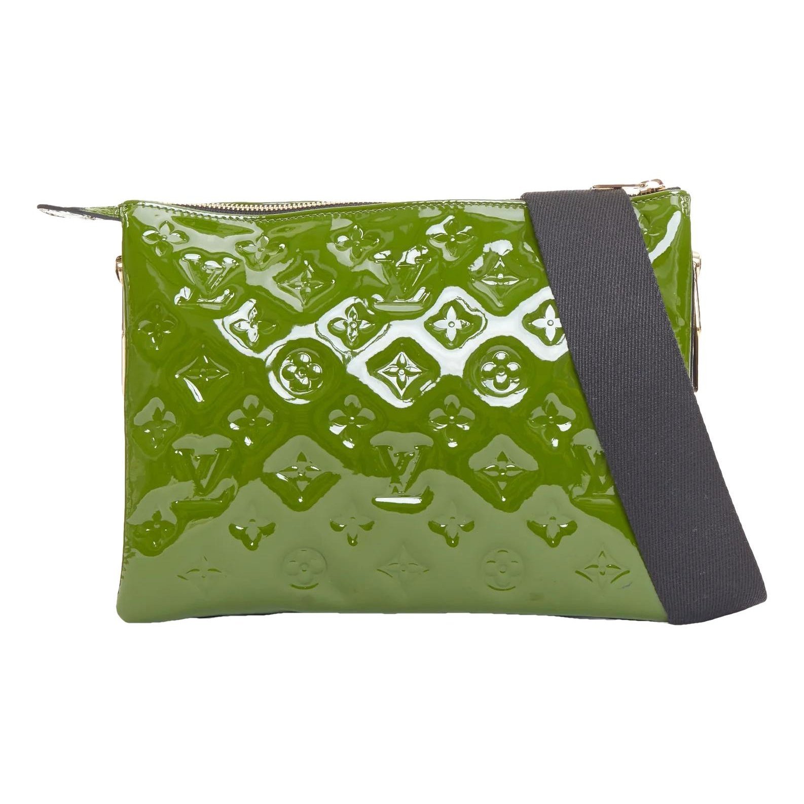 Patent leather handbag