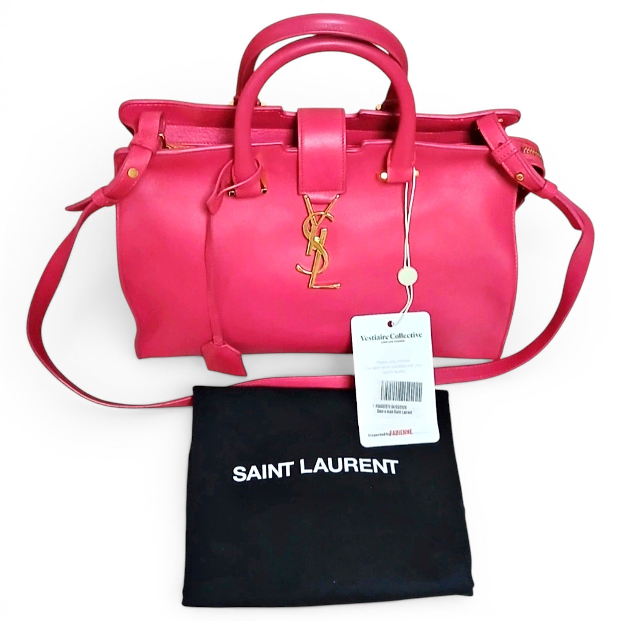 Monogram Cabas leather tote