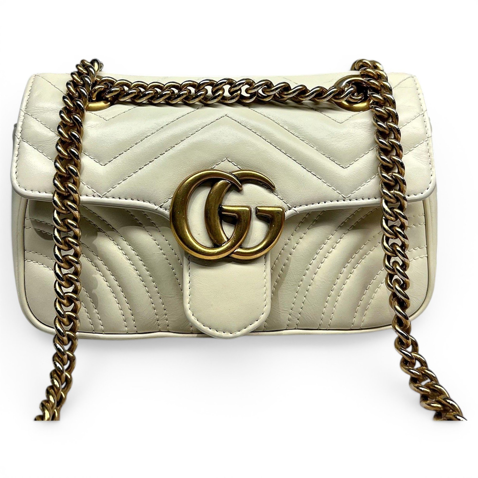 GG Marmont Flap leather handbag