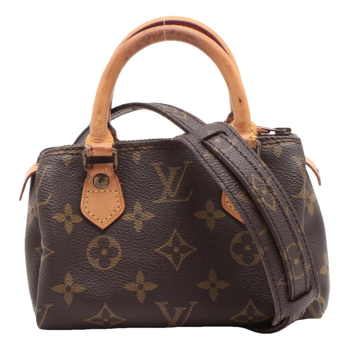 Louis Vuitton Nano Speedy / Mini HL leather handbag
