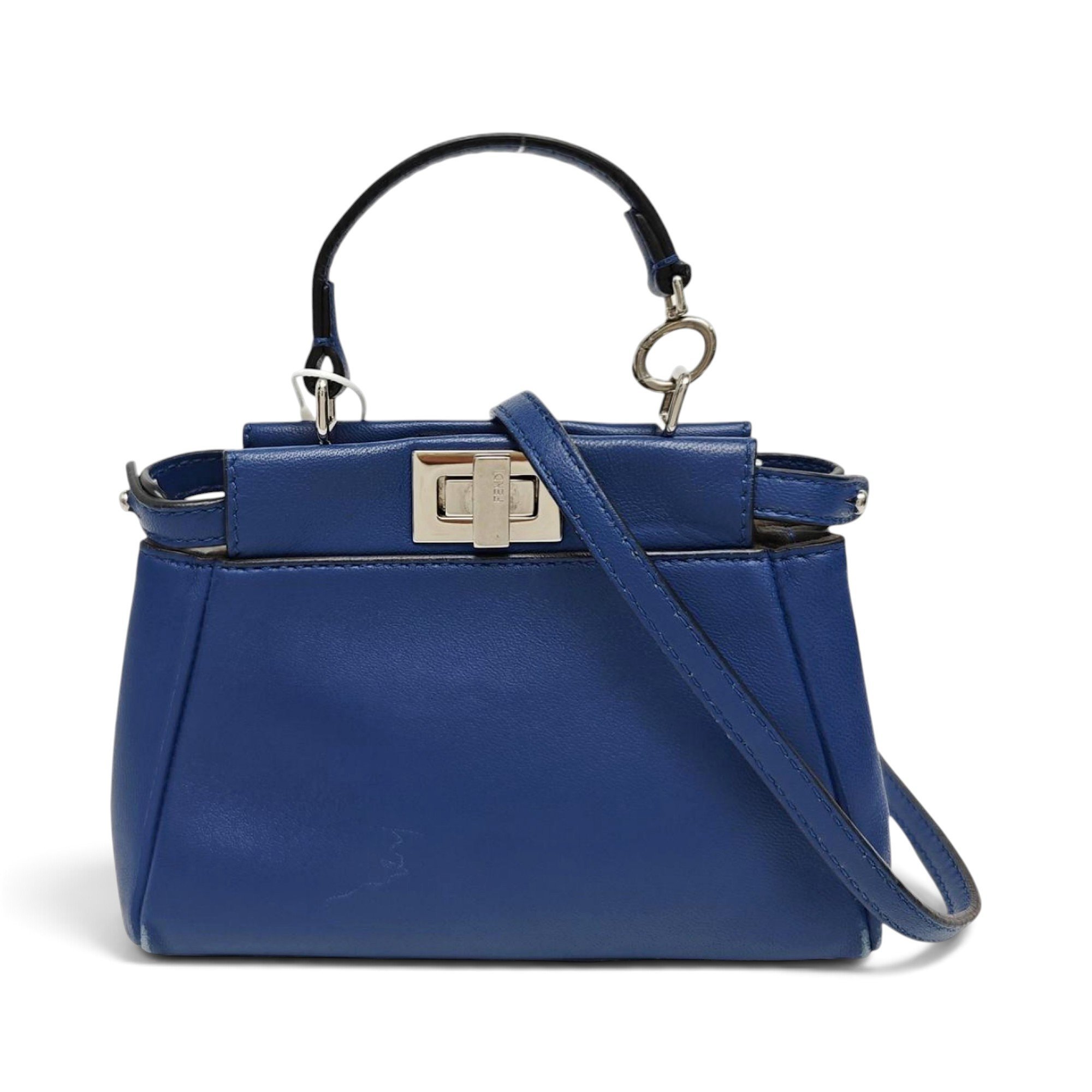 Peekaboo leather handbag