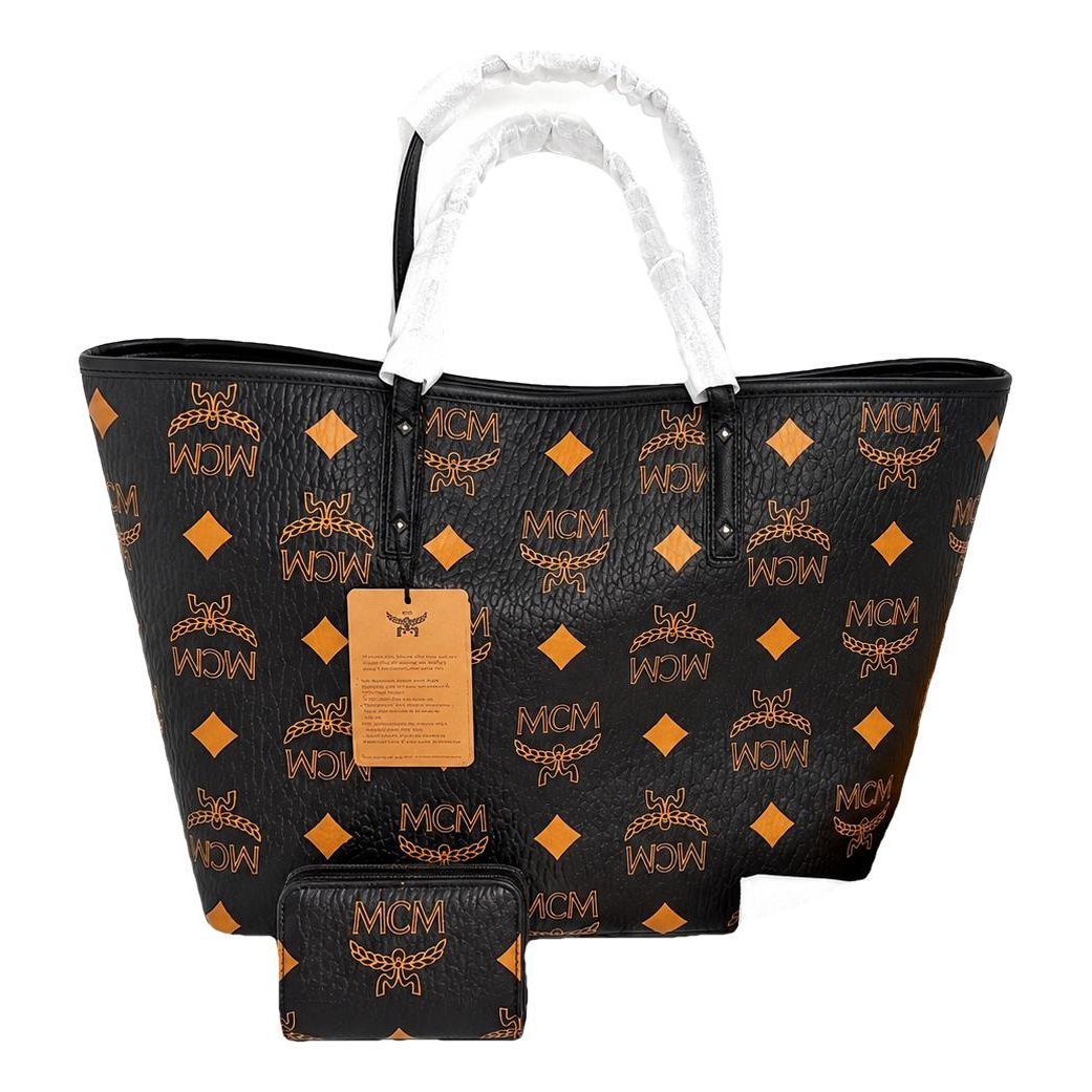Leather tote