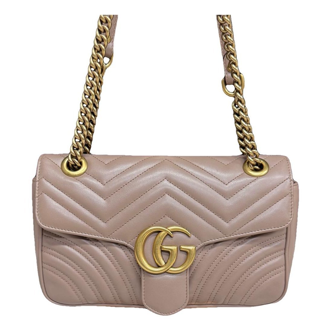 GG Marmont Flap leather handbag