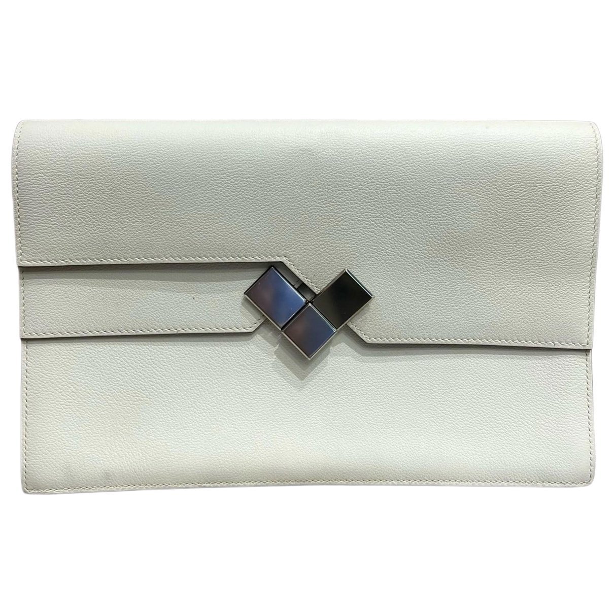 Hermes White Handbag