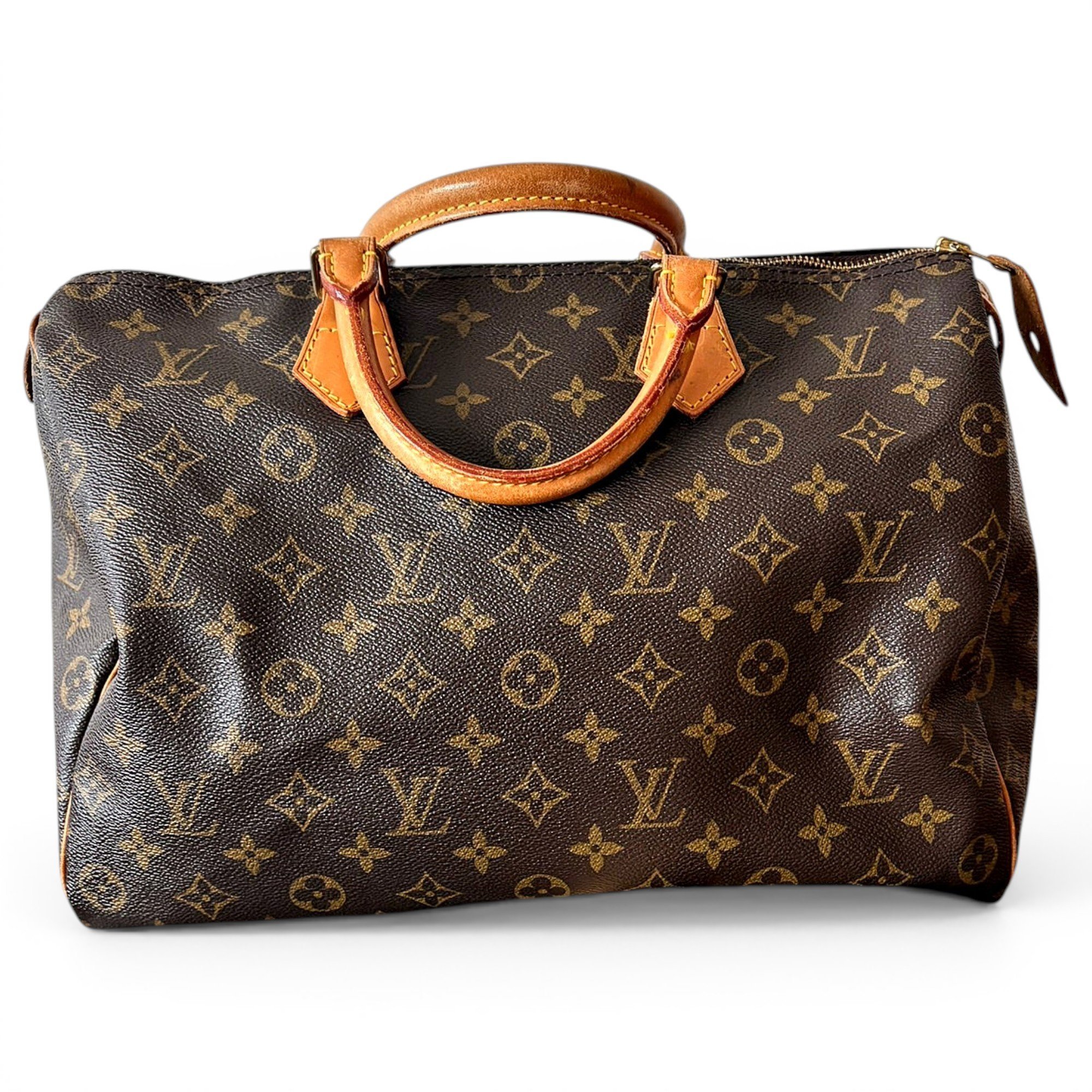 Speedy leather handbag
