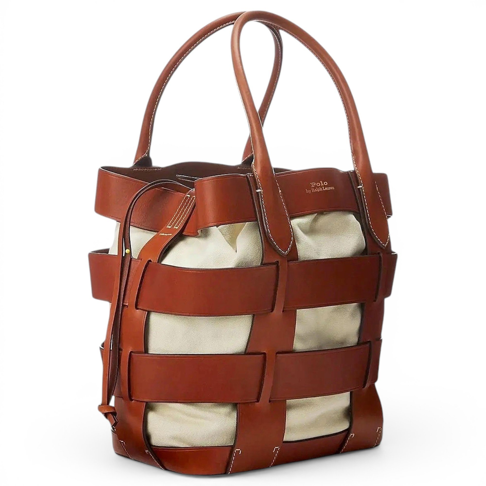 Leather tote