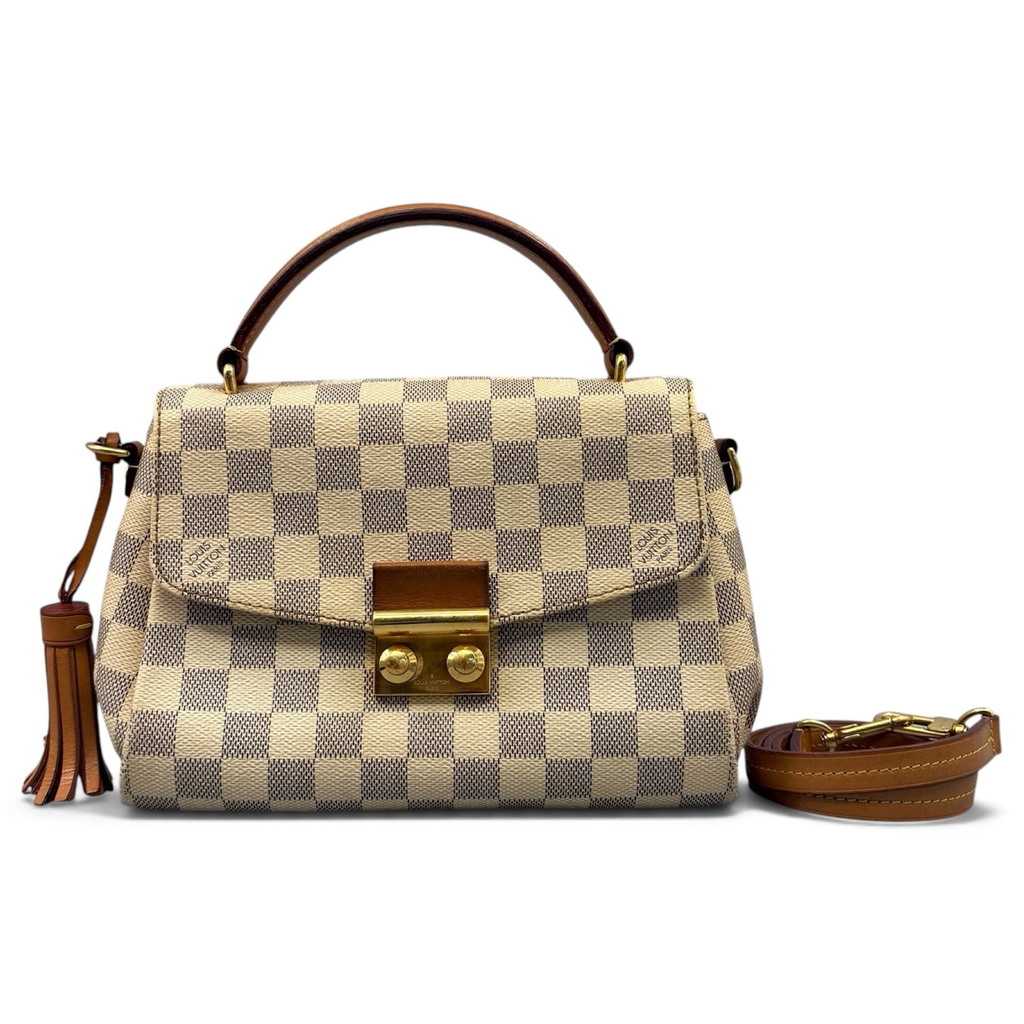 Croisette leather handbag