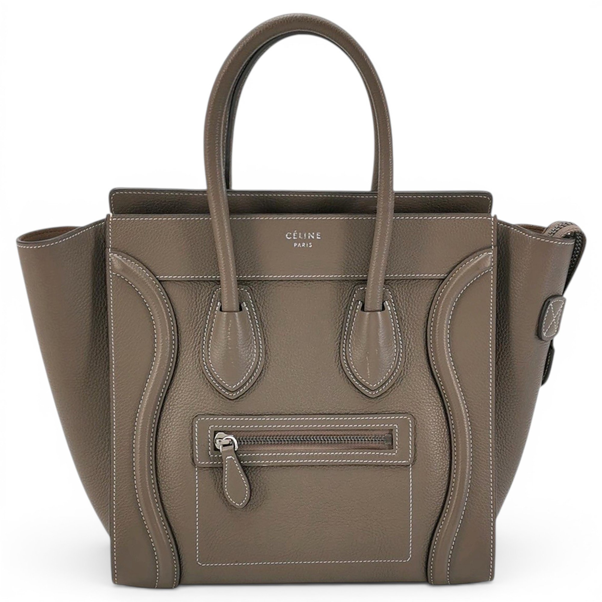 Luggage leather handbag