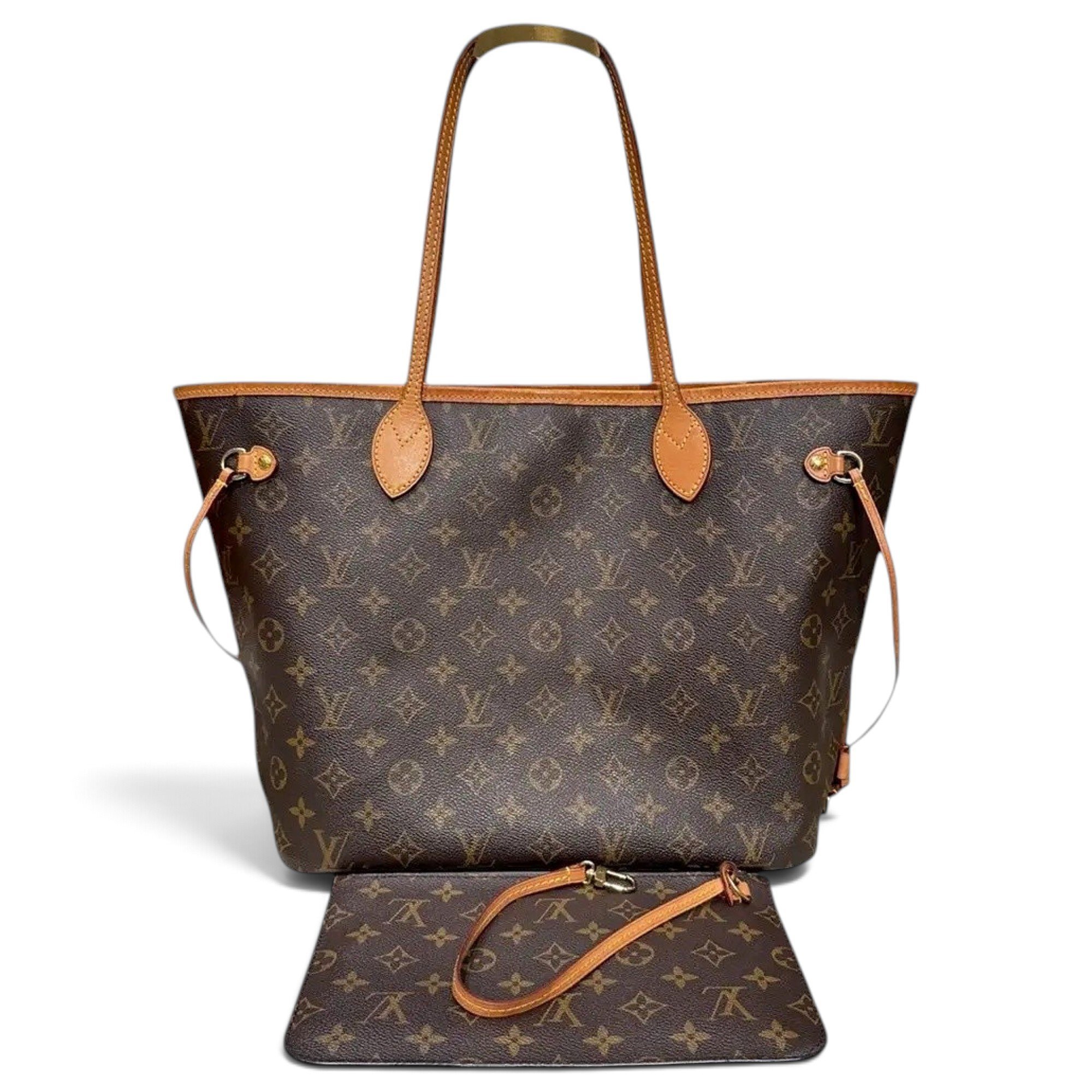 Neverfull leather handbag