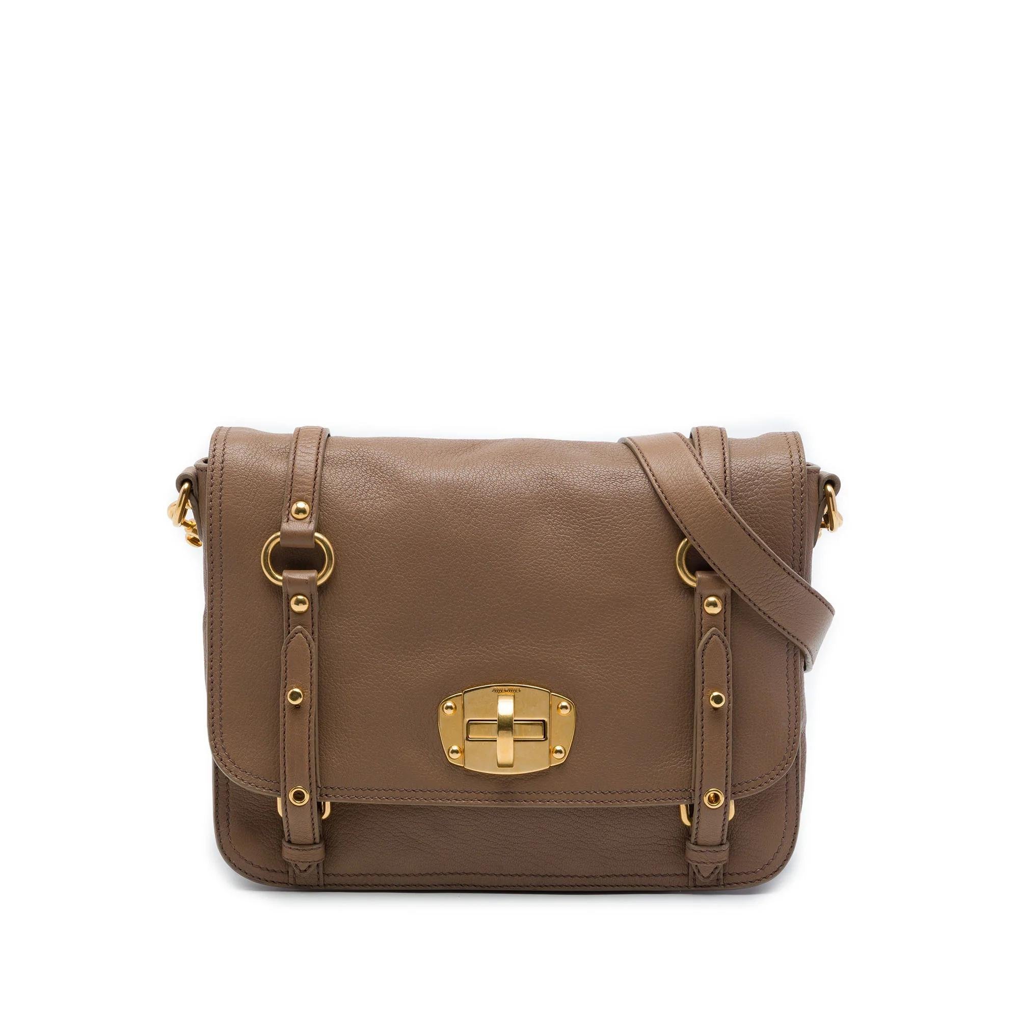 Leather crossbody bag