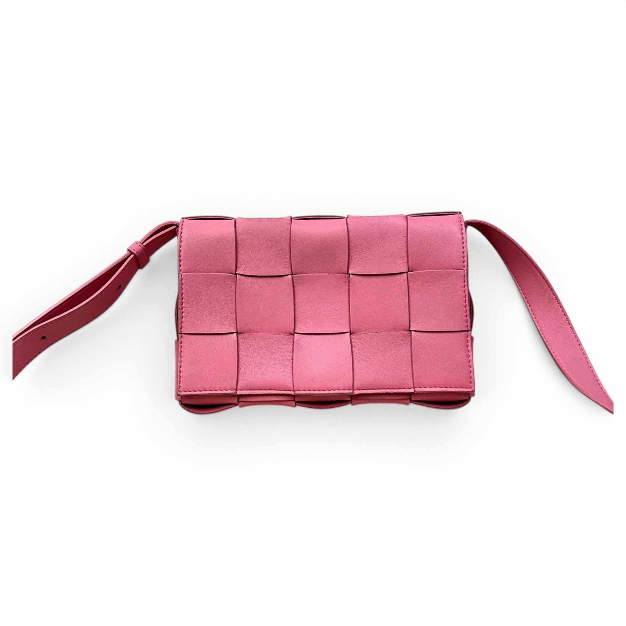 Cassette leather handbag
