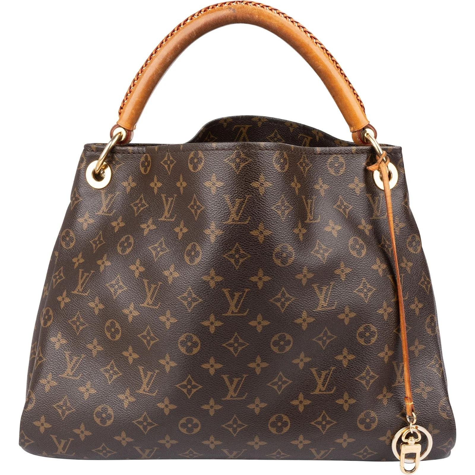 Artsy leather handbag