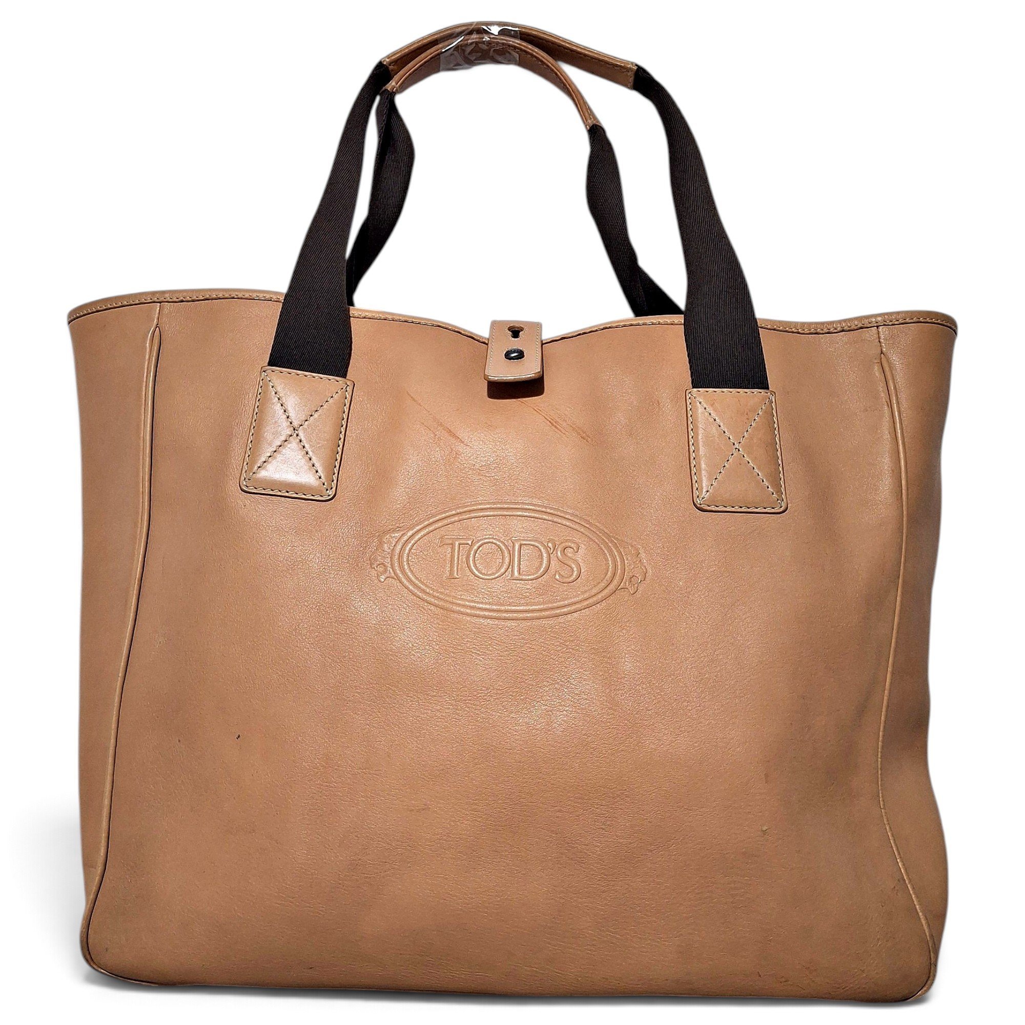 Leather tote
