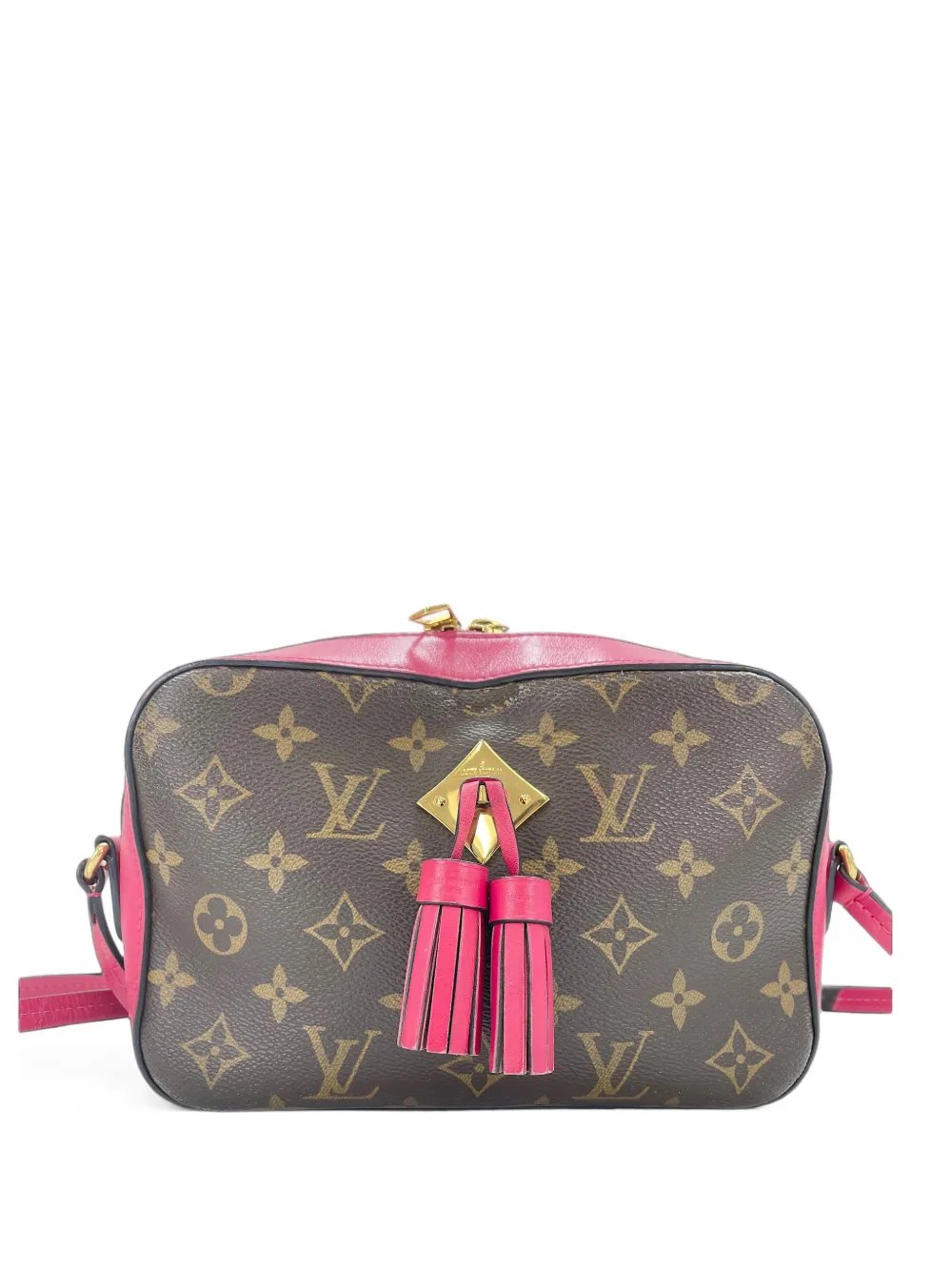 2018 Saintonge monogram tassel shoulder bag