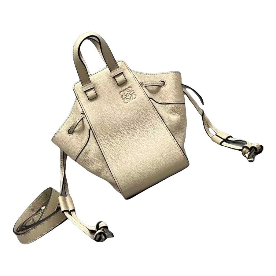 Hammock leather handbag