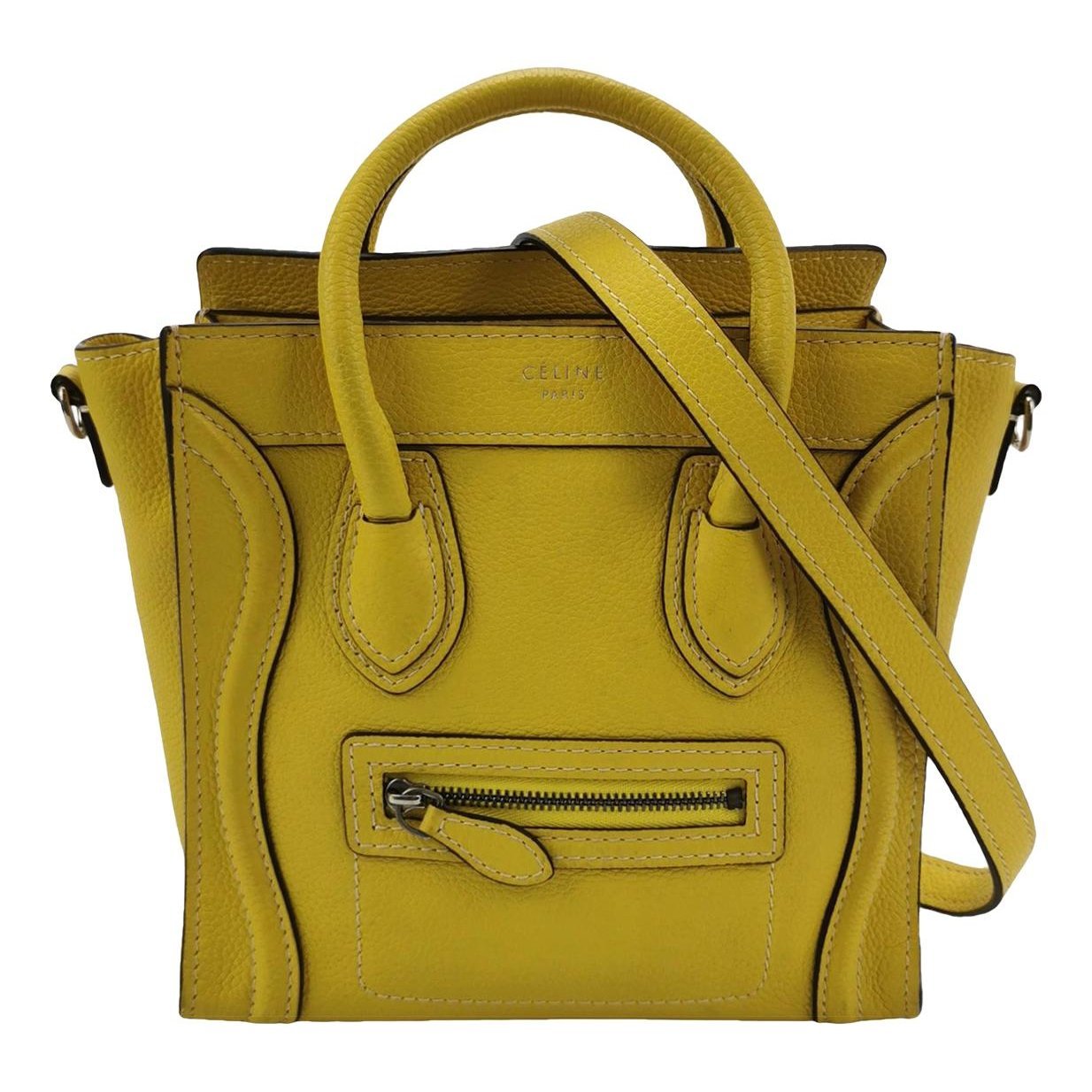 Luggage leather handbag