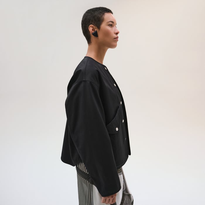 Noir Jacket With Equestrian Details
