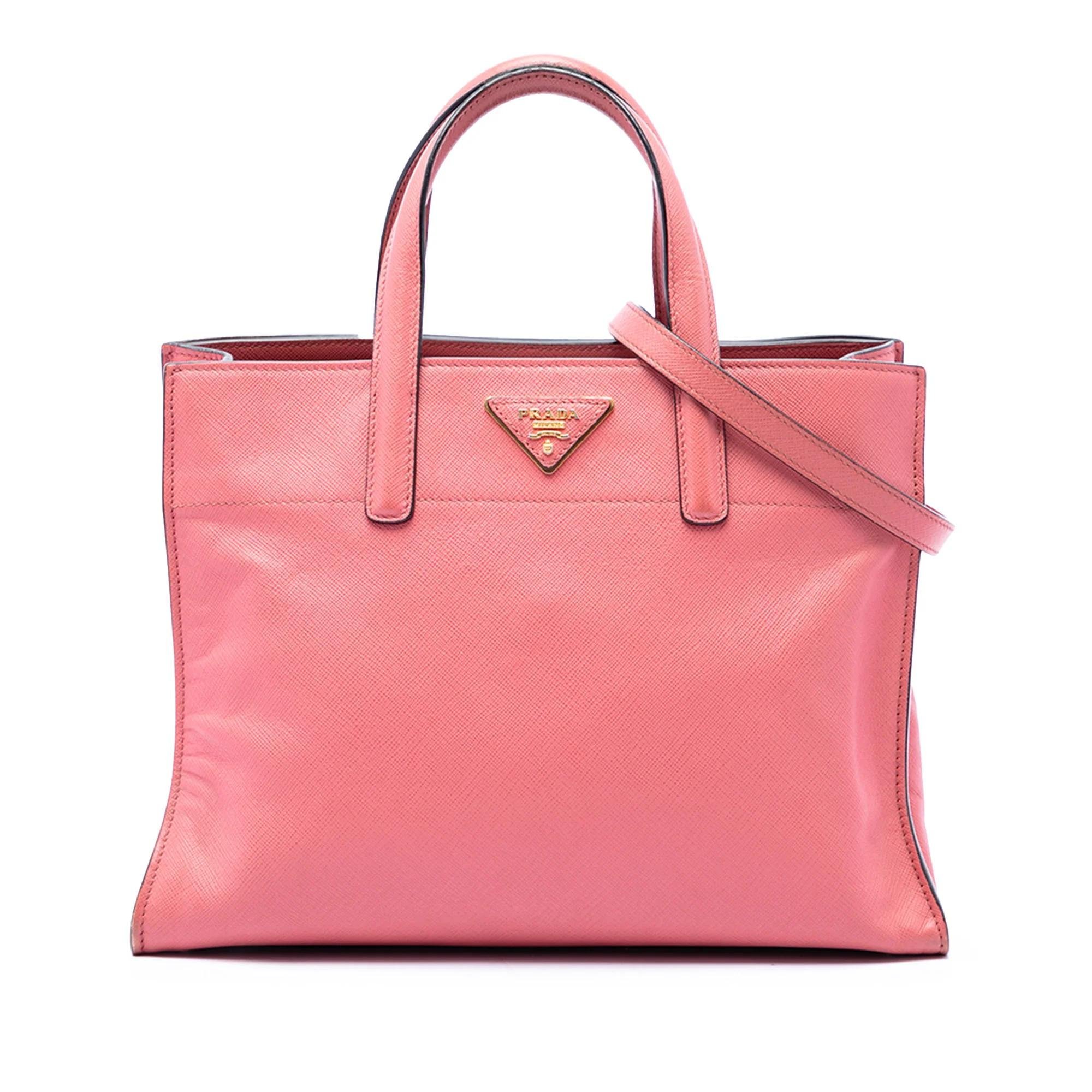 Prada Pocket leather handbag