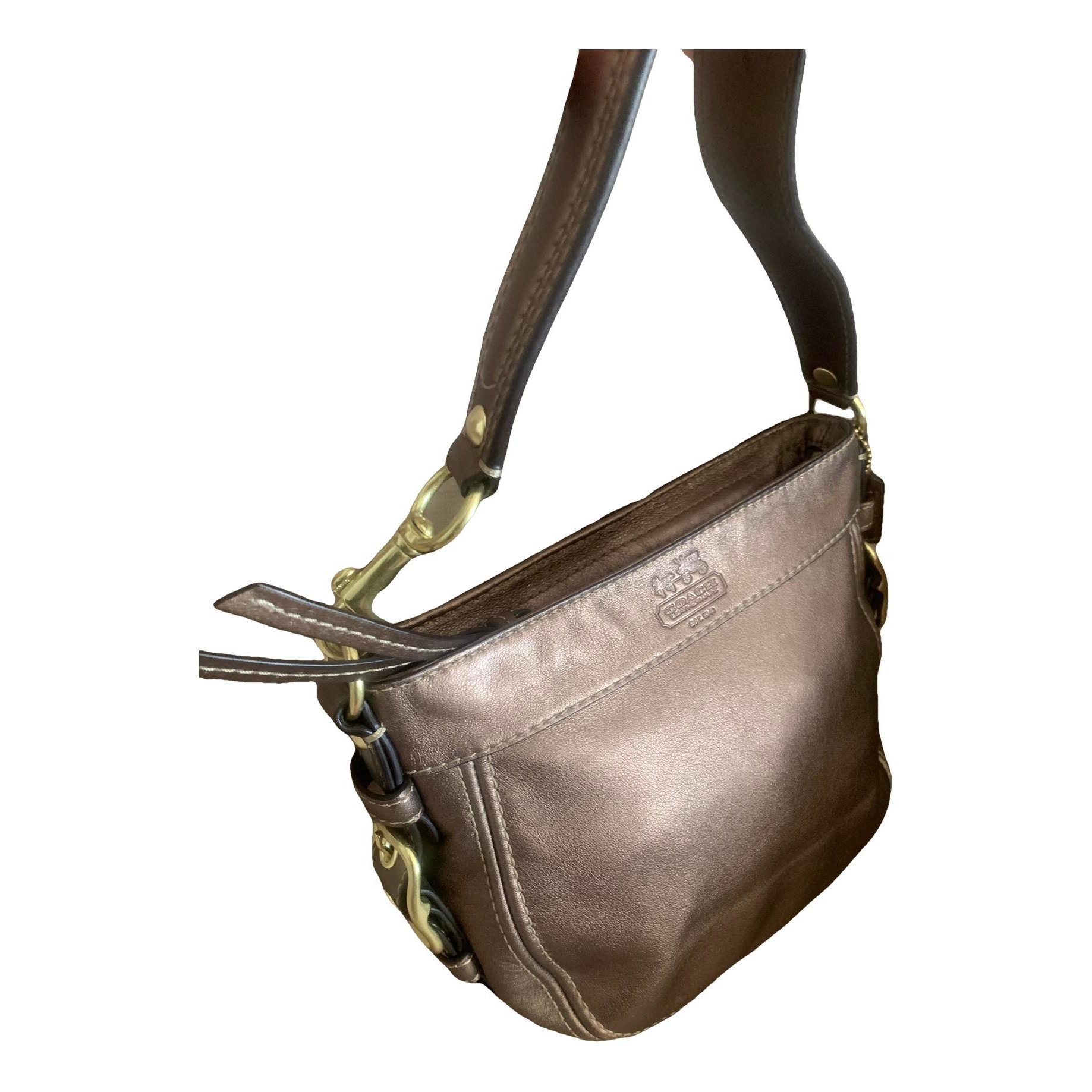 Leather handbag