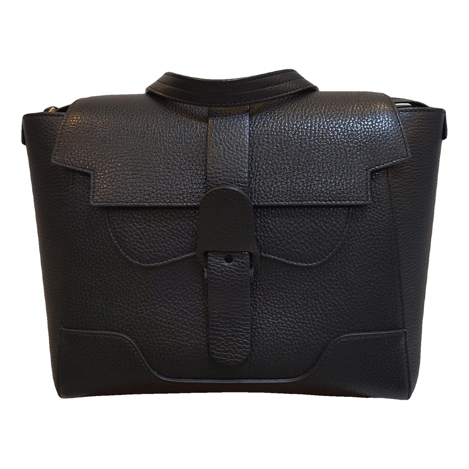 Leather backpack