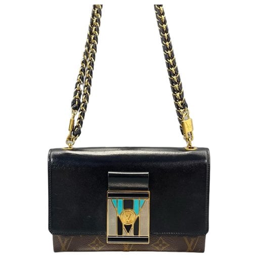 Twist leather crossbody bag
