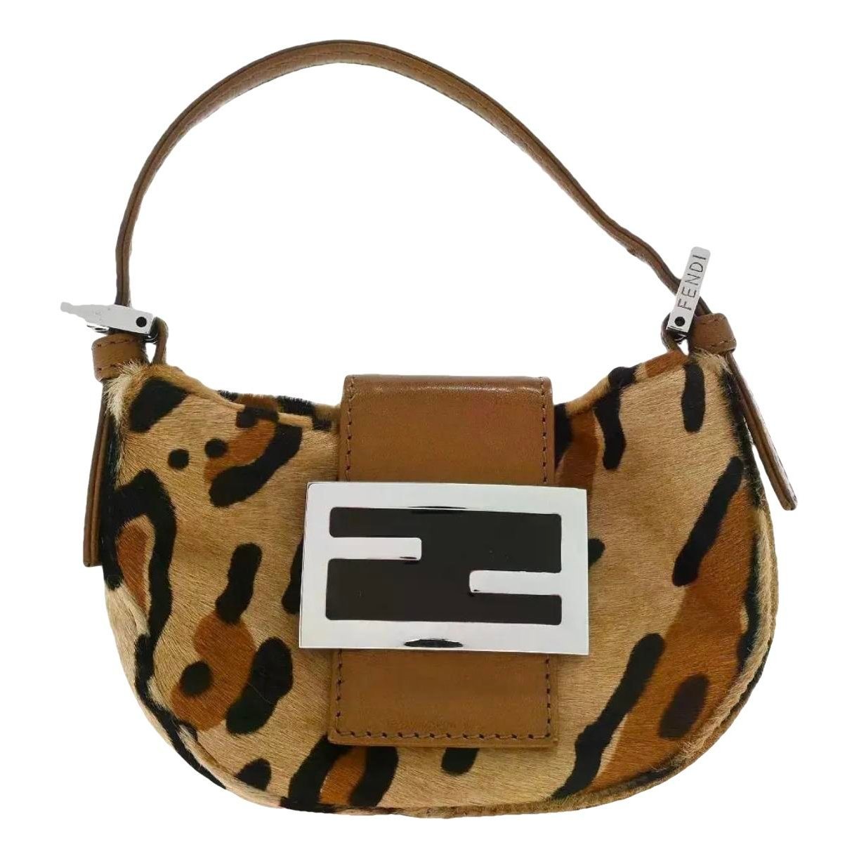 Croissant Vintage pony-style calfskin handbag