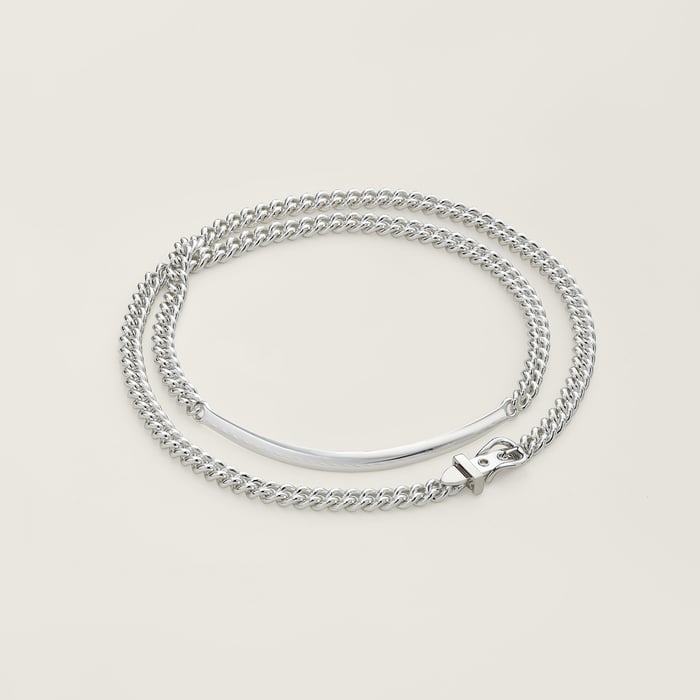 Sans Coloris Boucle Sellier Inflexible Necklace, Small Model