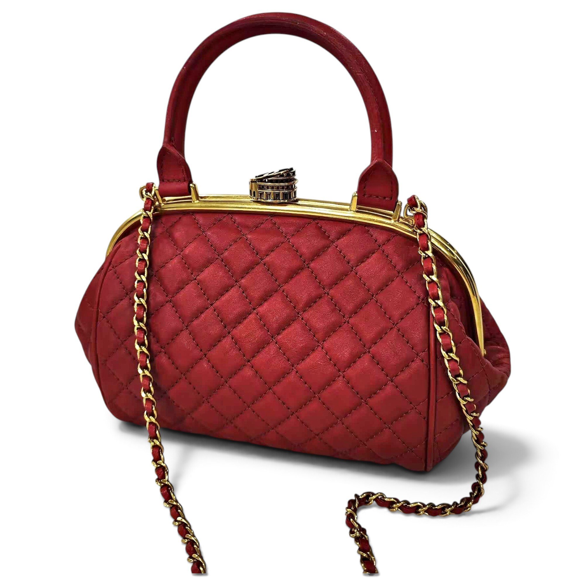Leather handbag