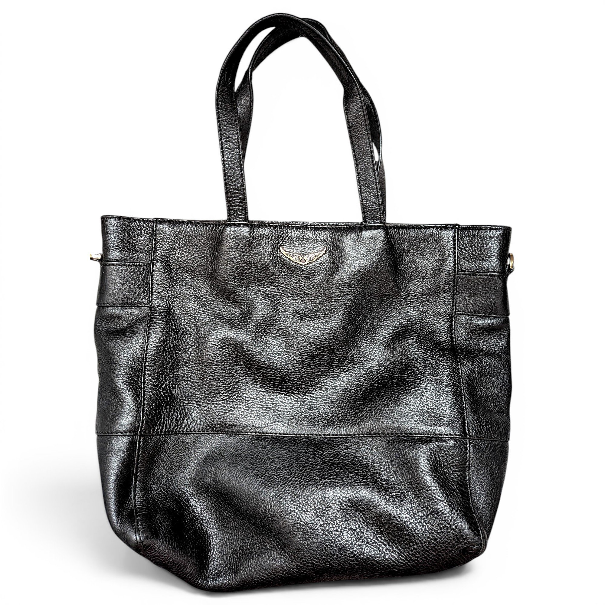 Leather tote