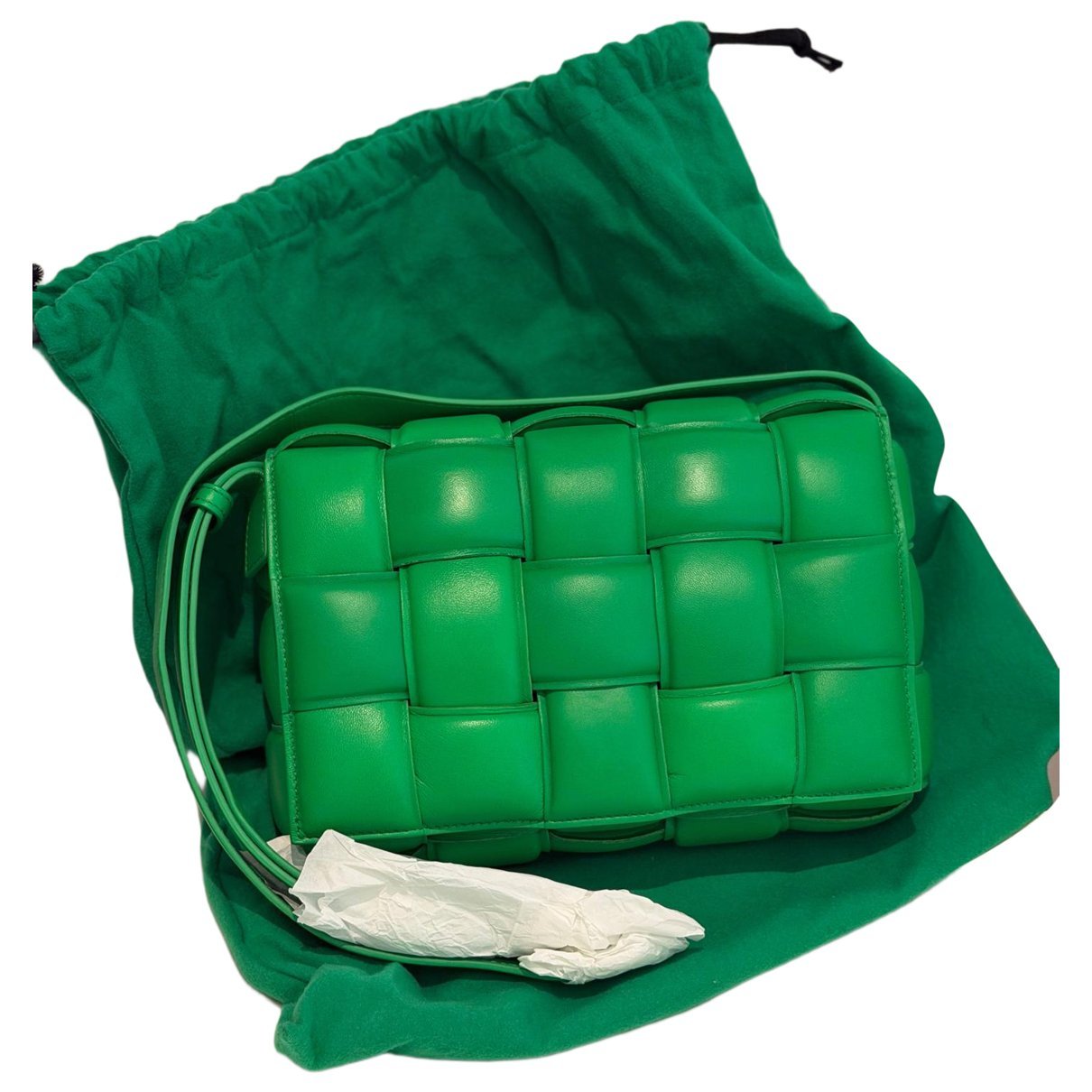 Cassette Padded leather handbag