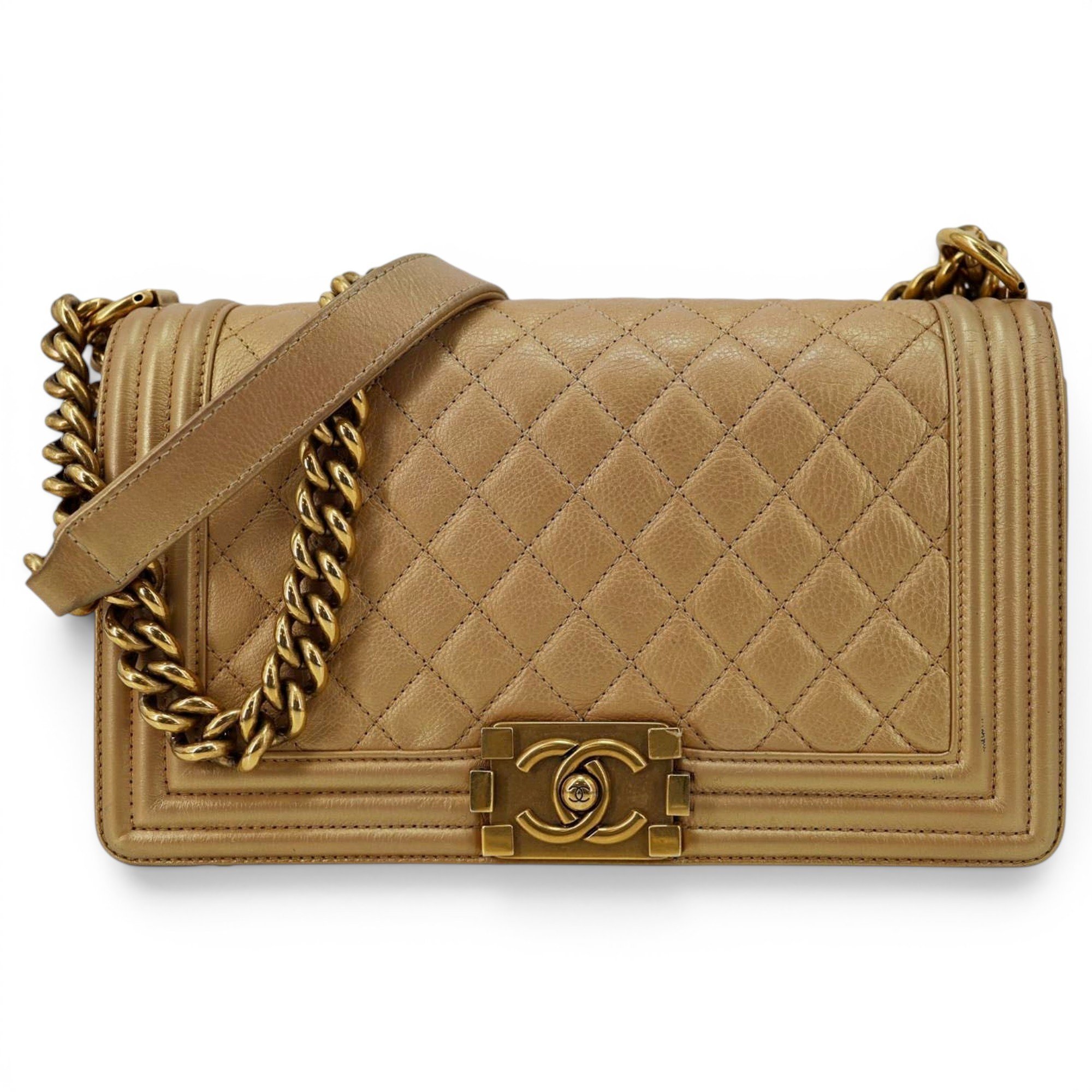 Boy leather crossbody bag