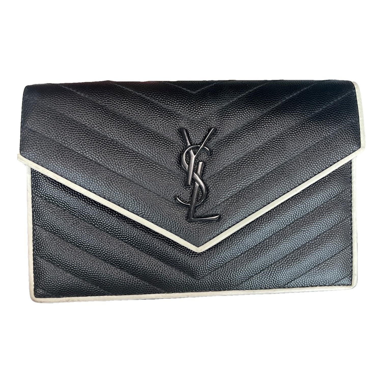 Portefeuille enveloppe leather crossbody bag