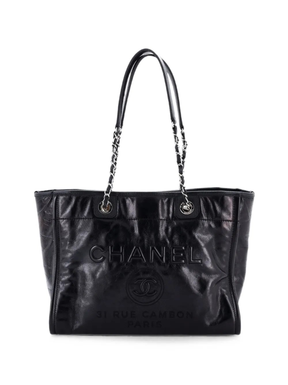 Deauville Glazed Calfskin Small tote bag