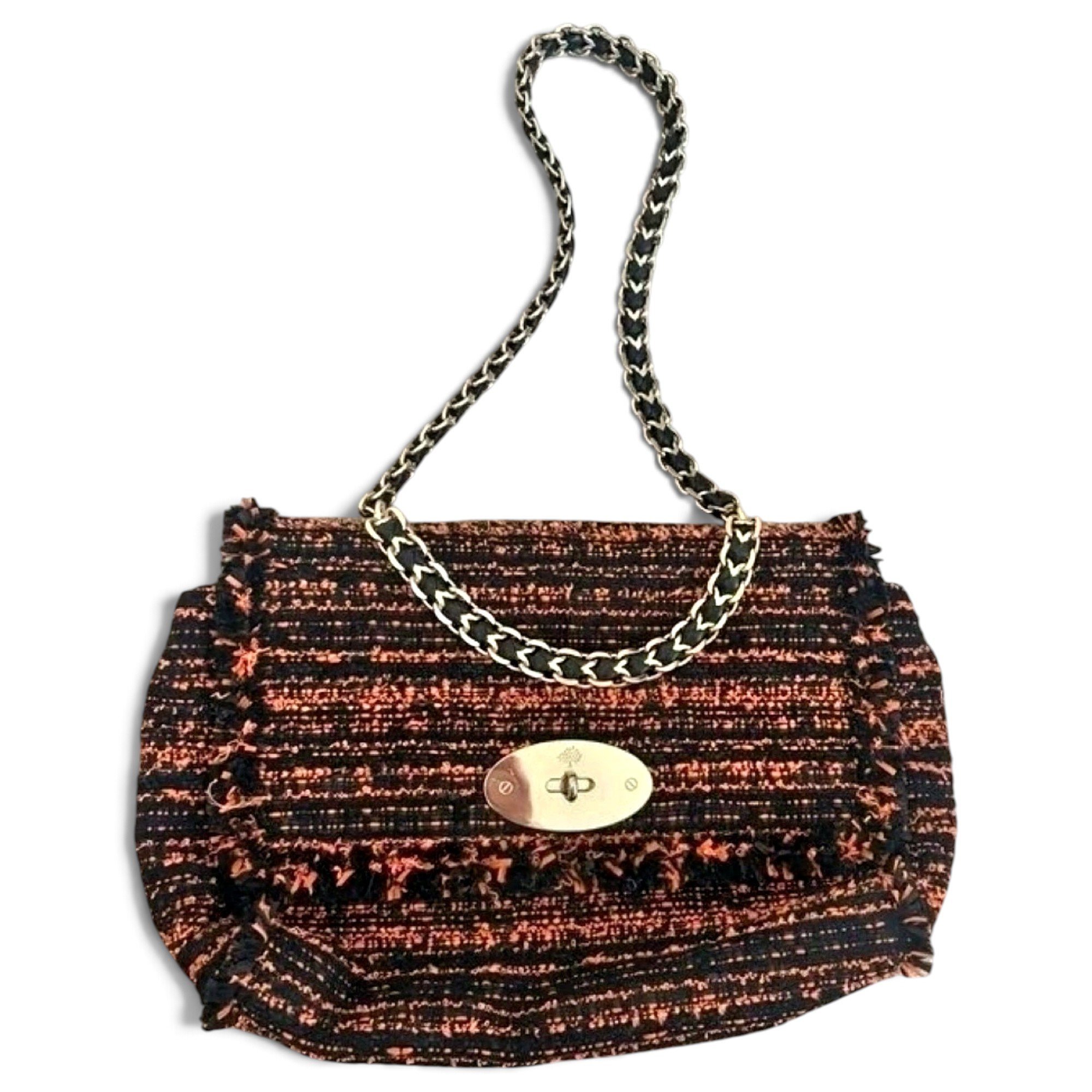 Mulberry Lily tweed handbag